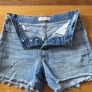 Abercrombie & Fitch Blue Denim Shorts